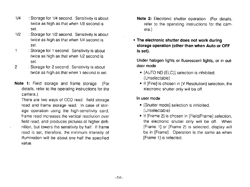 Panasonic AW-PB303 User Manual | Page 14 / 19