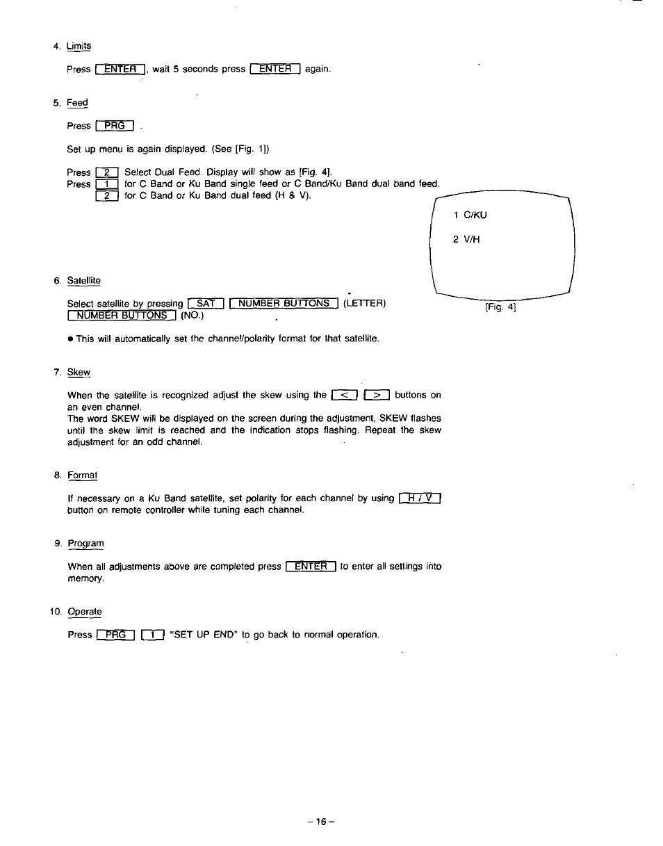 Panasonic VideoCipher II Integrated Satellite Receiver/Positioner/Descrambler CRD-4500 User Manual | Page 17 / 32