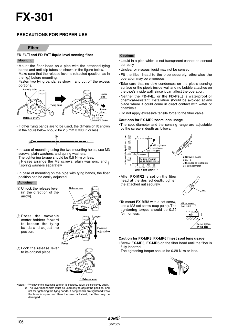 Fx-301 | Panasonic Digital Fiber Sensor FX-301 User Manual | Page 39 / 66