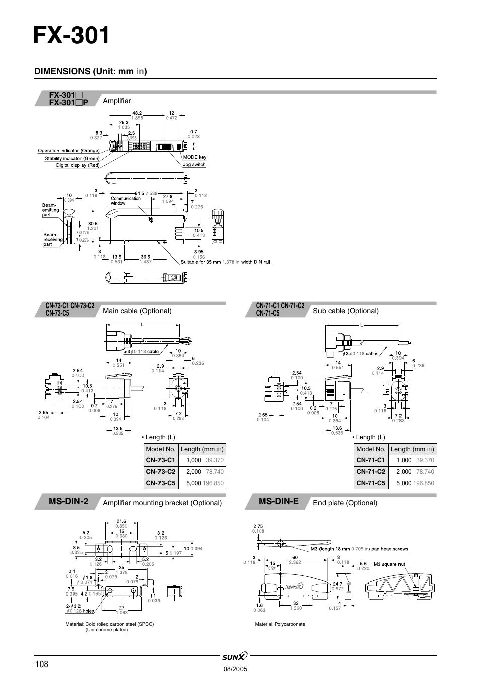 Fx-301 | Panasonic Digital Fiber Sensor FX-301 User Manual | Page 41 / 66