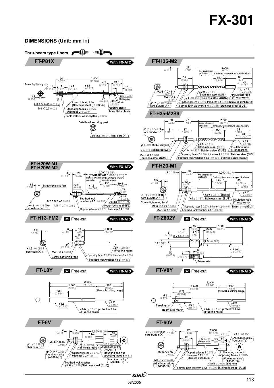 Fx-301 | Panasonic Digital Fiber Sensor FX-301 User Manual | Page 46 / 66