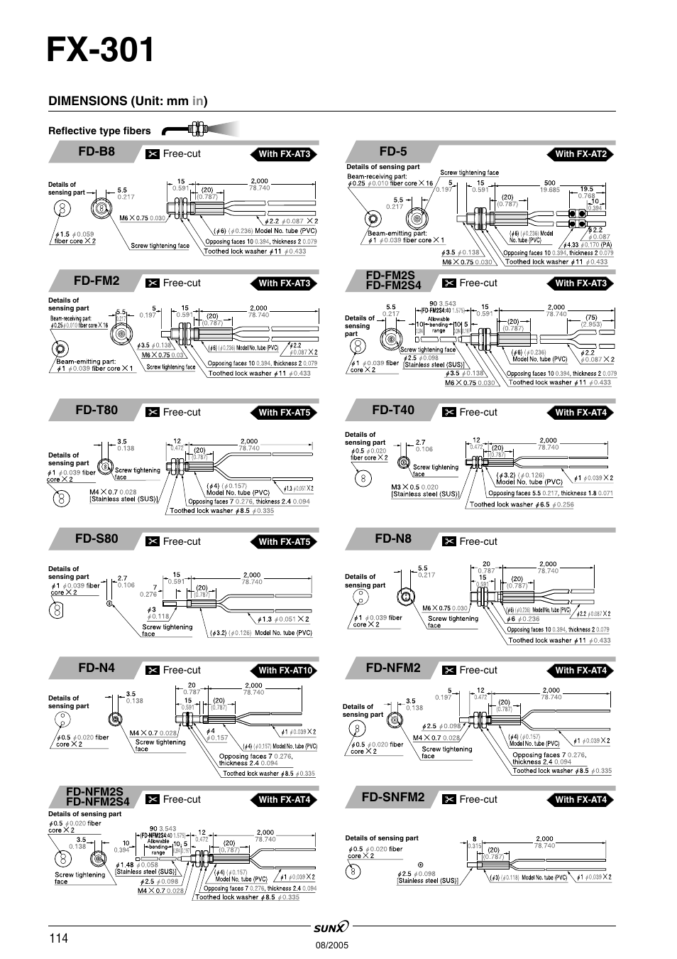 Fx-301 | Panasonic Digital Fiber Sensor FX-301 User Manual | Page 47 / 66