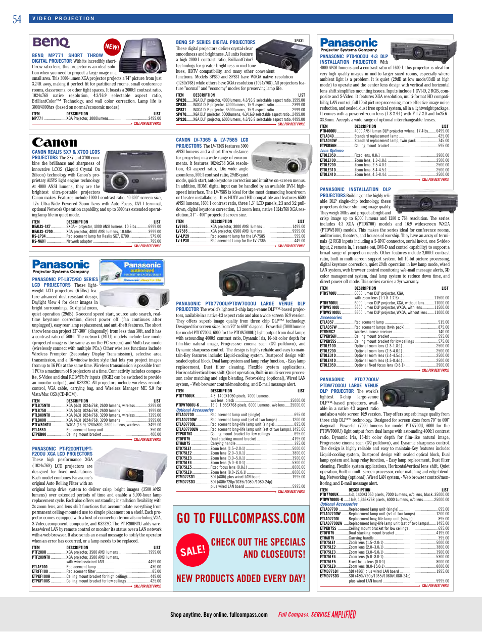 Sale | Panasonic PT-DW5100U User Manual | Page 2 / 4