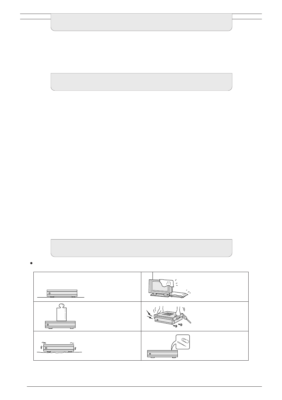 Welcome contents, Warnings and precautions | Panasonic TU-PTA100E User Manual | Page 2 / 32