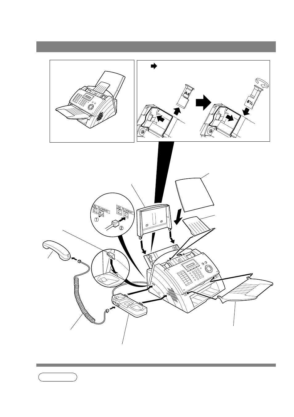 Installing the accessories | Panasonic UF-4100 User Manual | Page 14 / 122