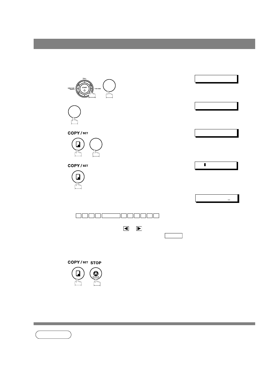 Setting your character id, User parameters | Panasonic UF-4100 User Manual | Page 24 / 122