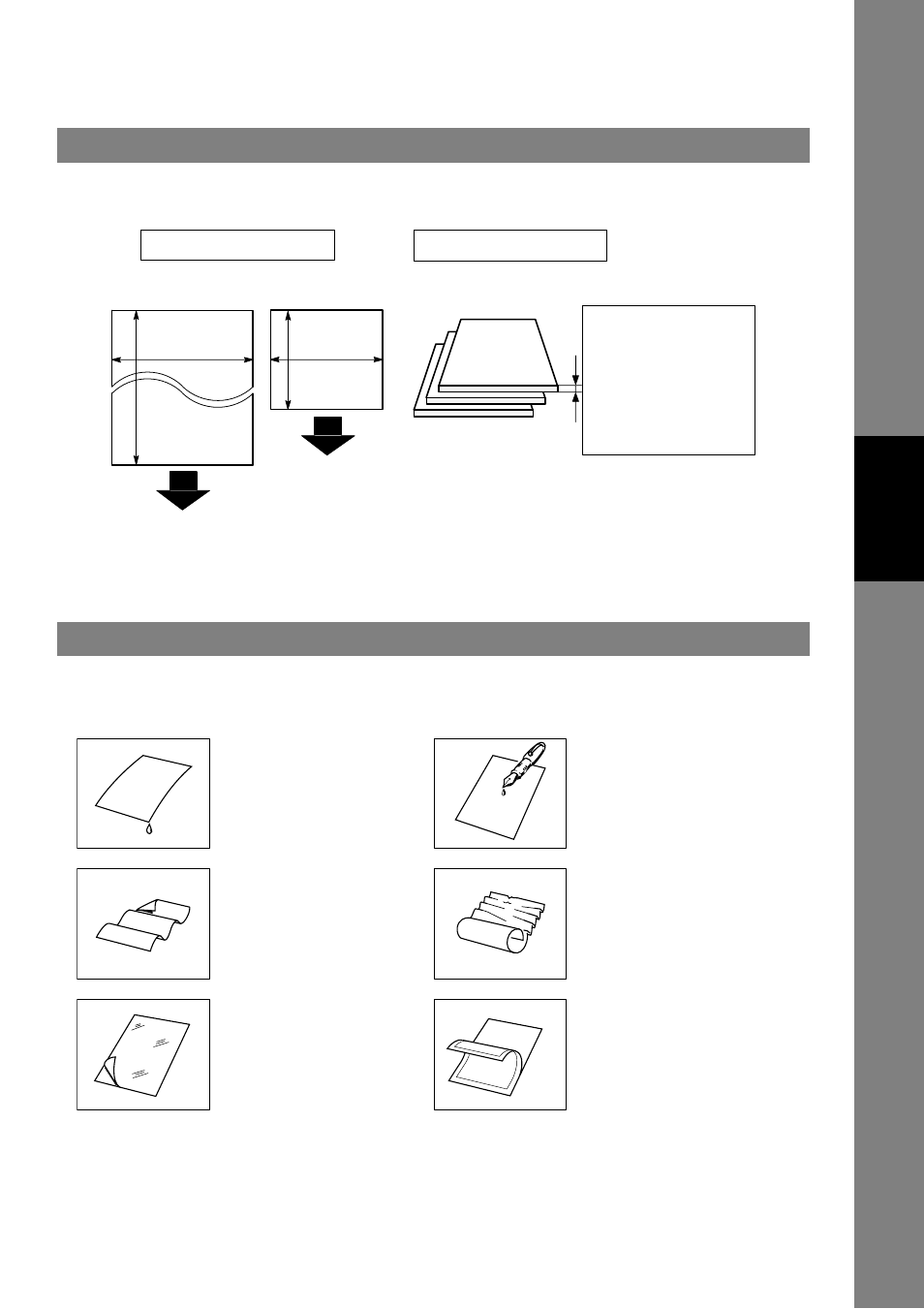 Basic operations, Loading documents, Documents you can send | Documents you cannot send, Documents you can send documents you cannot send, Document size, Document thickness | Panasonic UF-4100 User Manual | Page 37 / 122