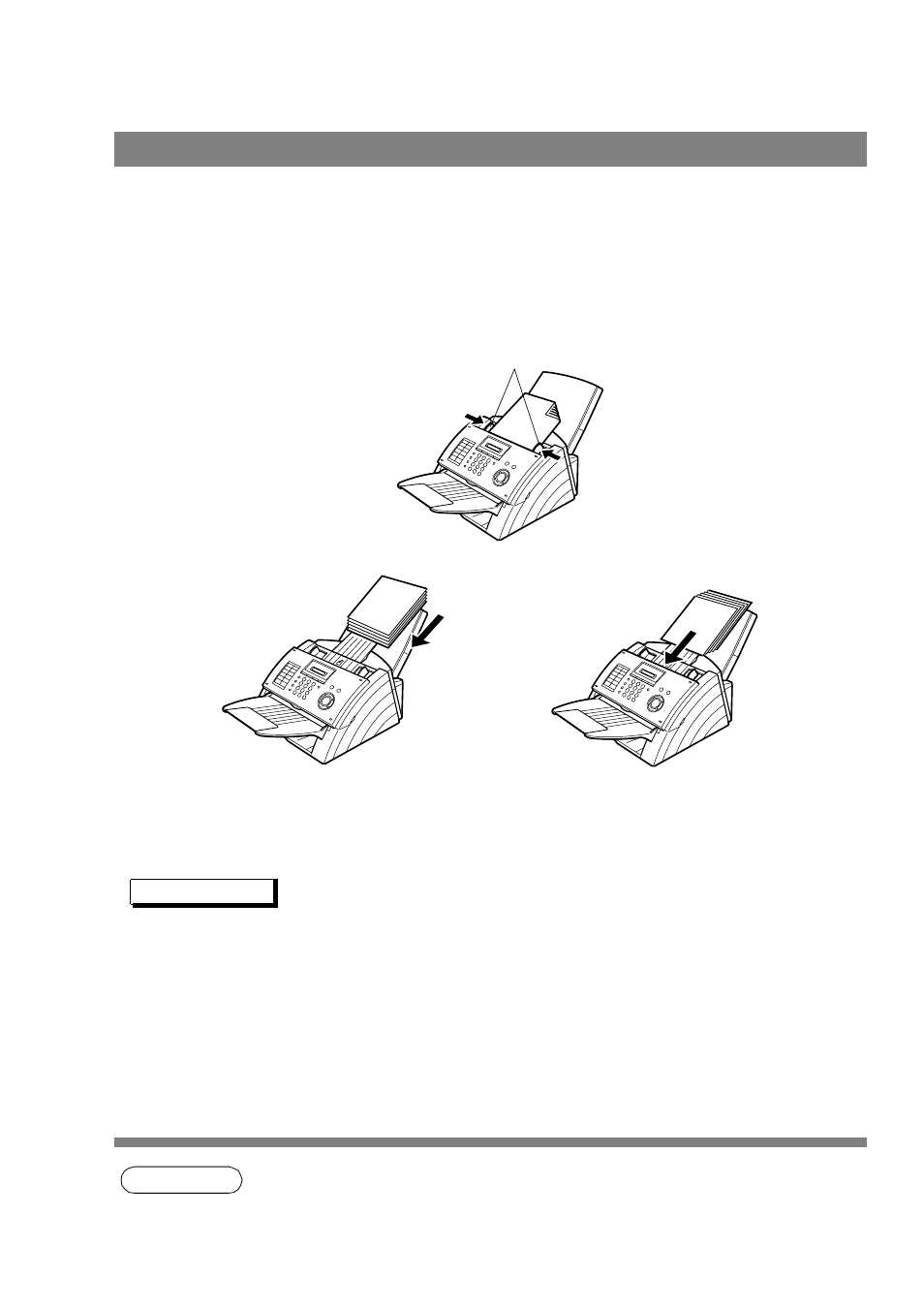 How to load documents, Loading documents | Panasonic UF-4100 User Manual | Page 38 / 122