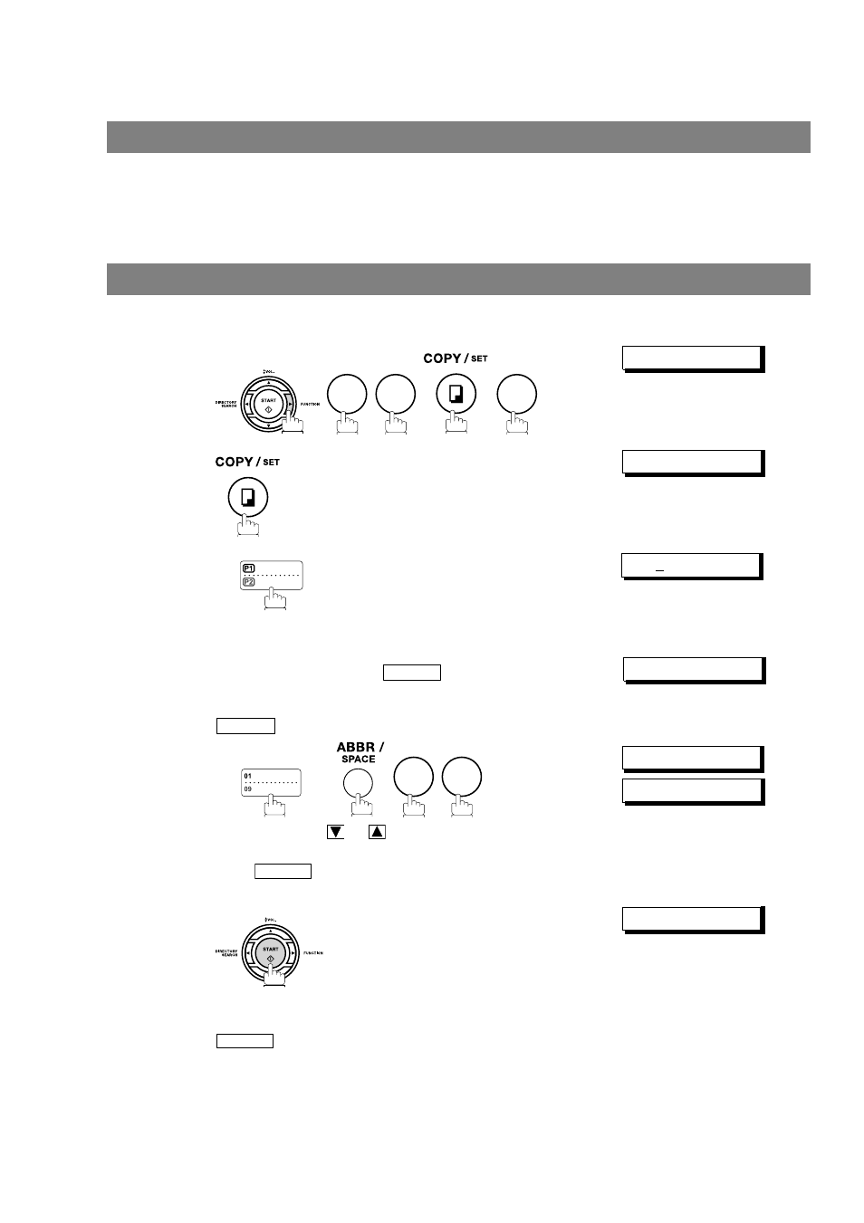 Program keys, General description, Setting for group dialling | General description setting for group dialling | Panasonic UF-4100 User Manual | Page 70 / 122
