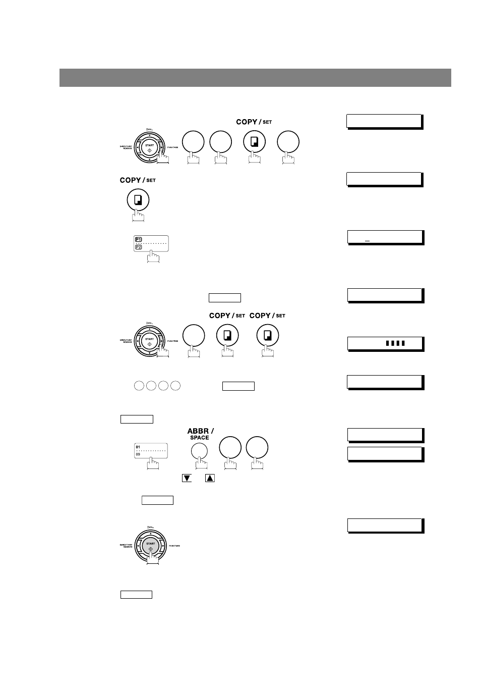 Setting for polling, Program keys | Panasonic UF-4100 User Manual | Page 72 / 122