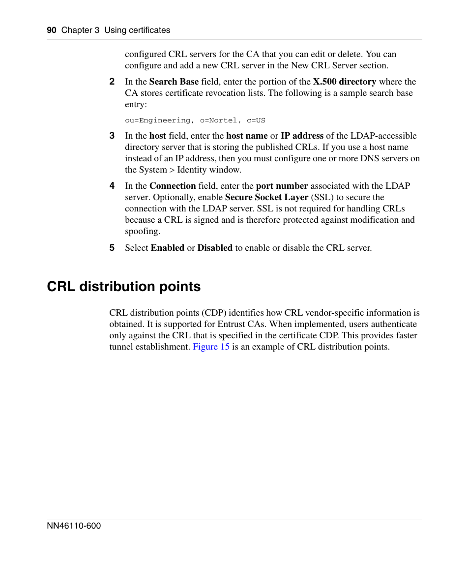 Crl distribution points | Panasonic NN46110-600 User Manual | Page 100 / 110