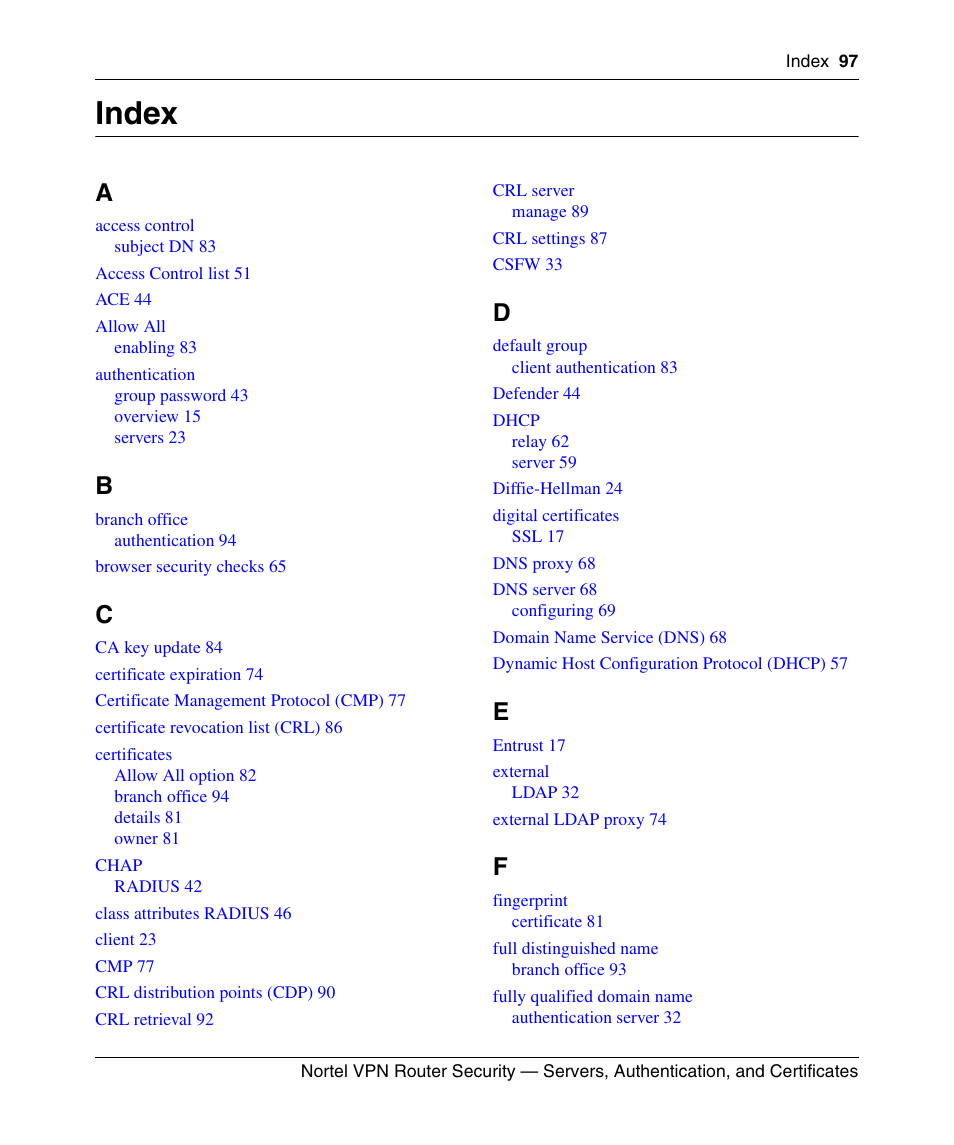 Index | Panasonic NN46110-600 User Manual | Page 107 / 110