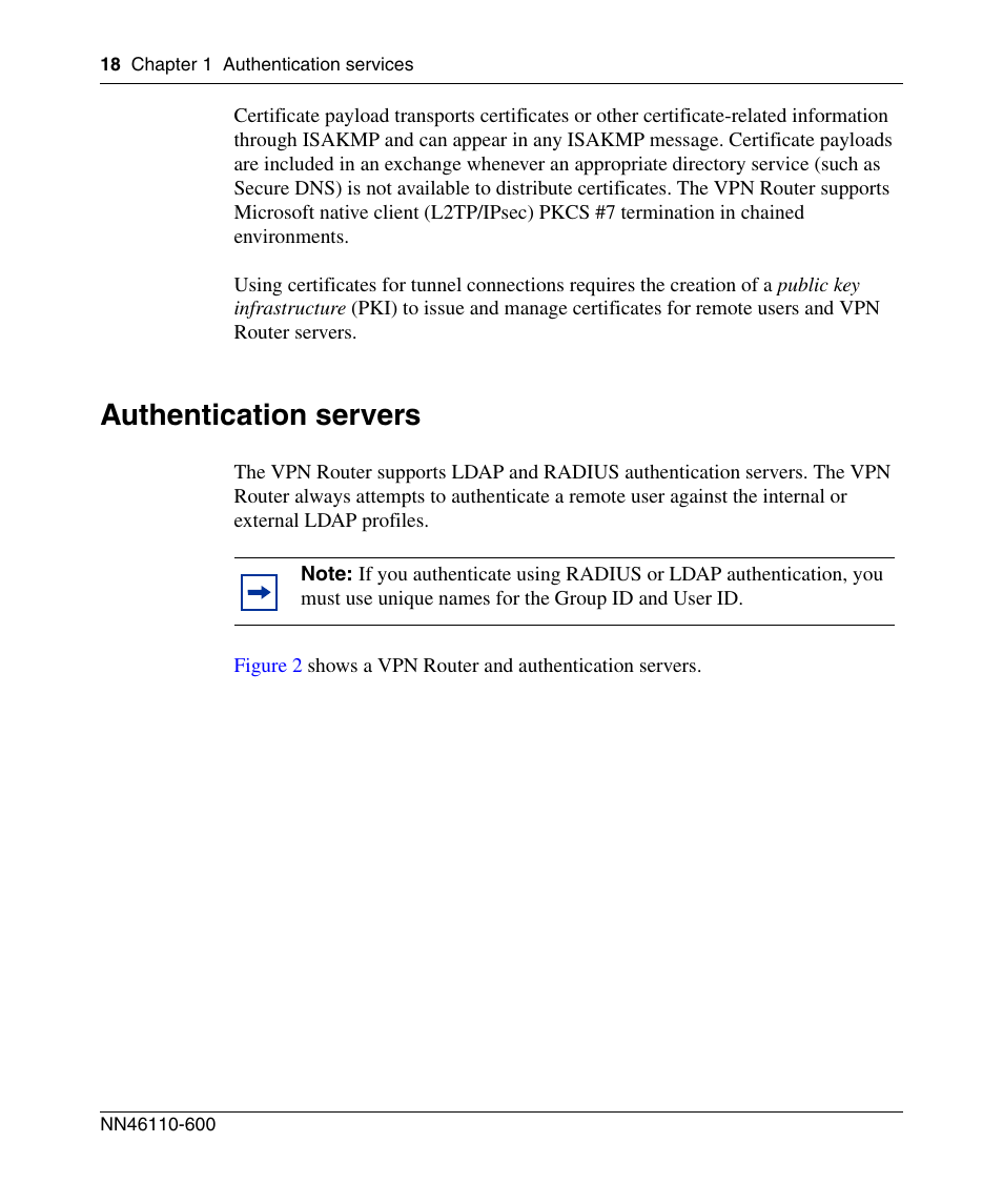 Authentication servers | Panasonic NN46110-600 User Manual | Page 28 / 110