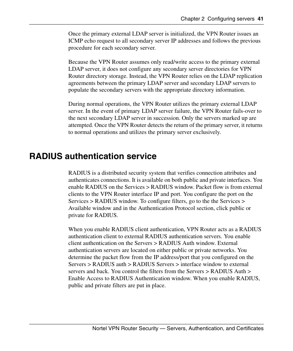 Radius authentication service | Panasonic NN46110-600 User Manual | Page 51 / 110