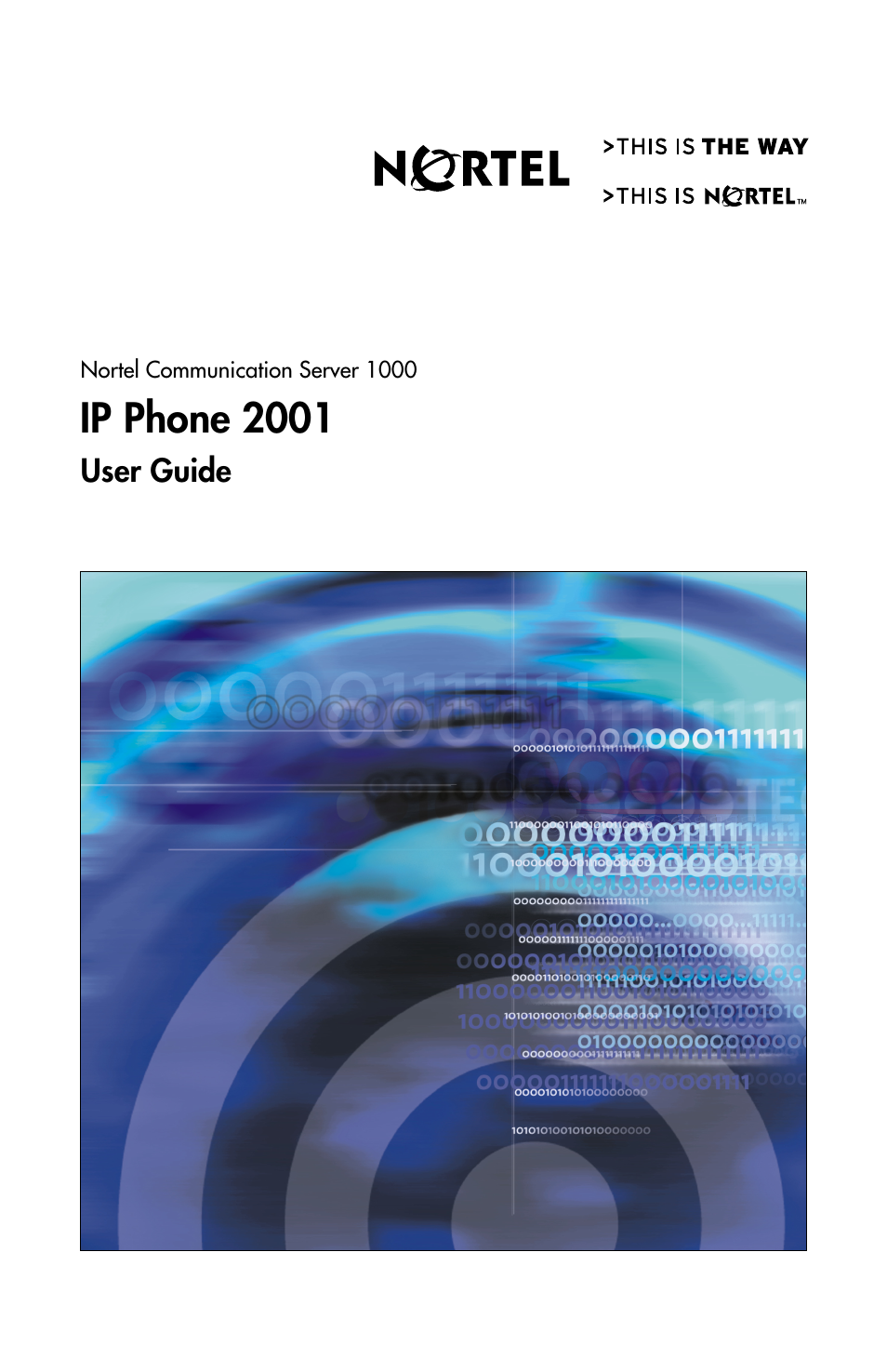 Panasonic 2001 User Manual | 86 pages