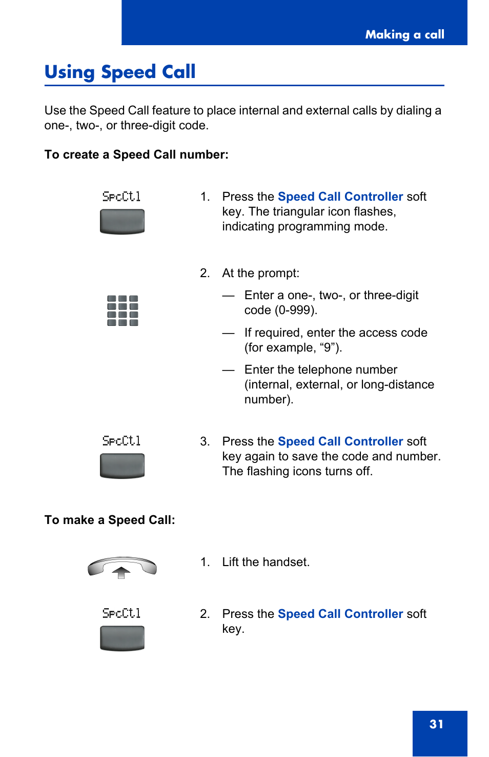 Using speed call | Panasonic 2001 User Manual | Page 31 / 86