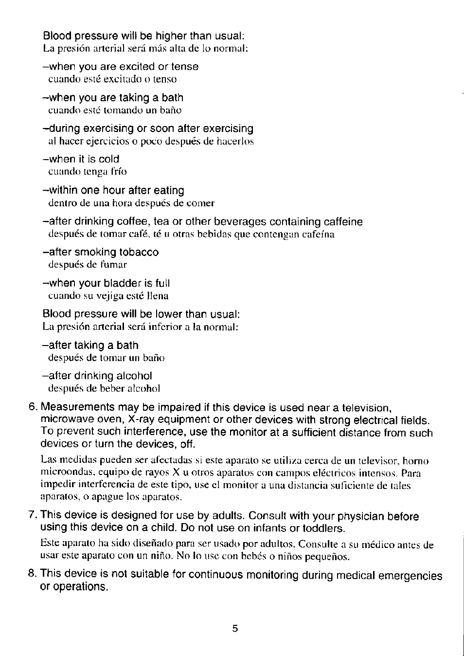 Panasonic EW243 User Manual | Page 6 / 24