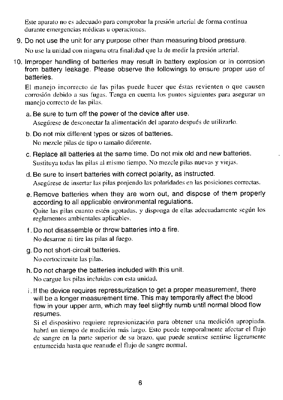 Panasonic EW243 User Manual | Page 7 / 24