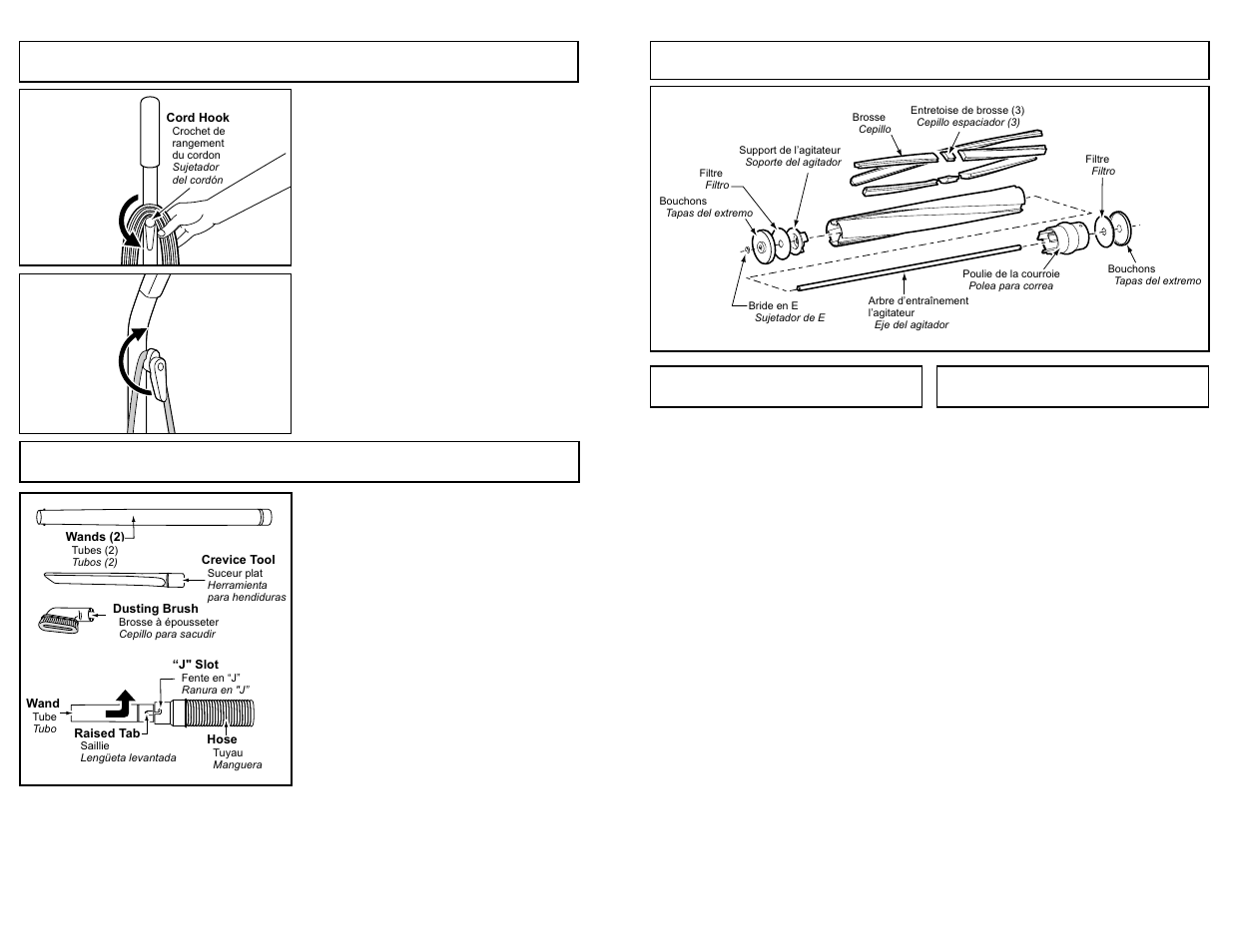 Using cord, Tool storage, Using cord hook tool storage | Panasonic MC-V5271 User Manual | Page 14 / 48