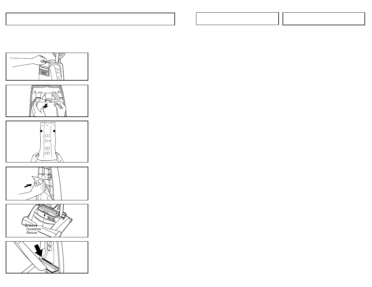 Changing dust bag | Panasonic MC-V5271 User Manual | Page 24 / 48