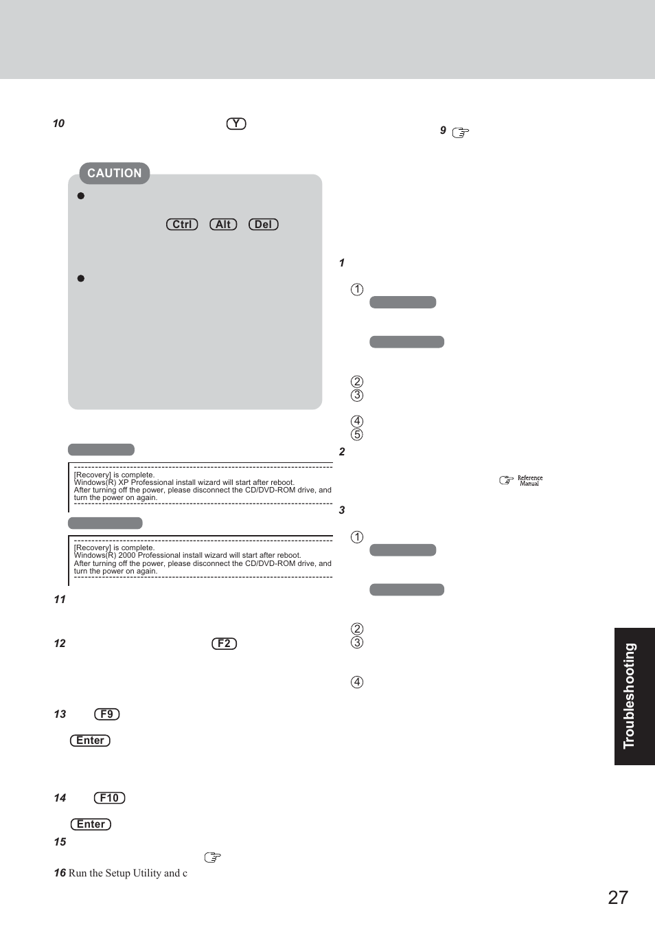 Troubleshooting | Panasonic CF-T2 User Manual | Page 27 / 40