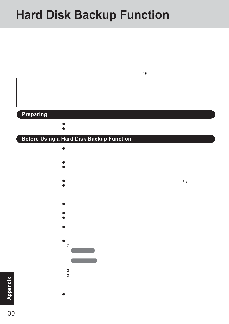 Hard disk backup function | Panasonic CF-T2 User Manual | Page 30 / 40