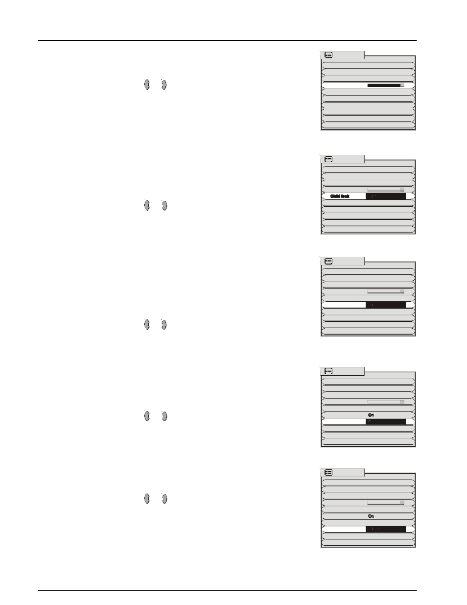 Tuning menu, 3d-comb, Blue back | Child lock, Ch colour set, Set up menu | Panasonic TX-86PW200A User Manual | Page 20 / 44