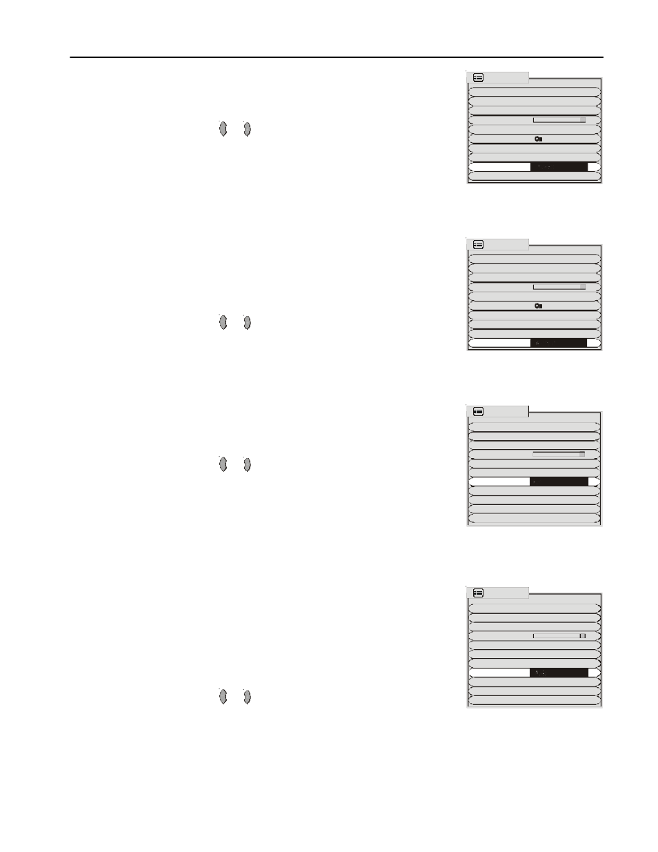 Colour system, Vcr/game, Owner id | Geomagnetic, Set up menu | Panasonic TX-86PW200A User Manual | Page 21 / 44
