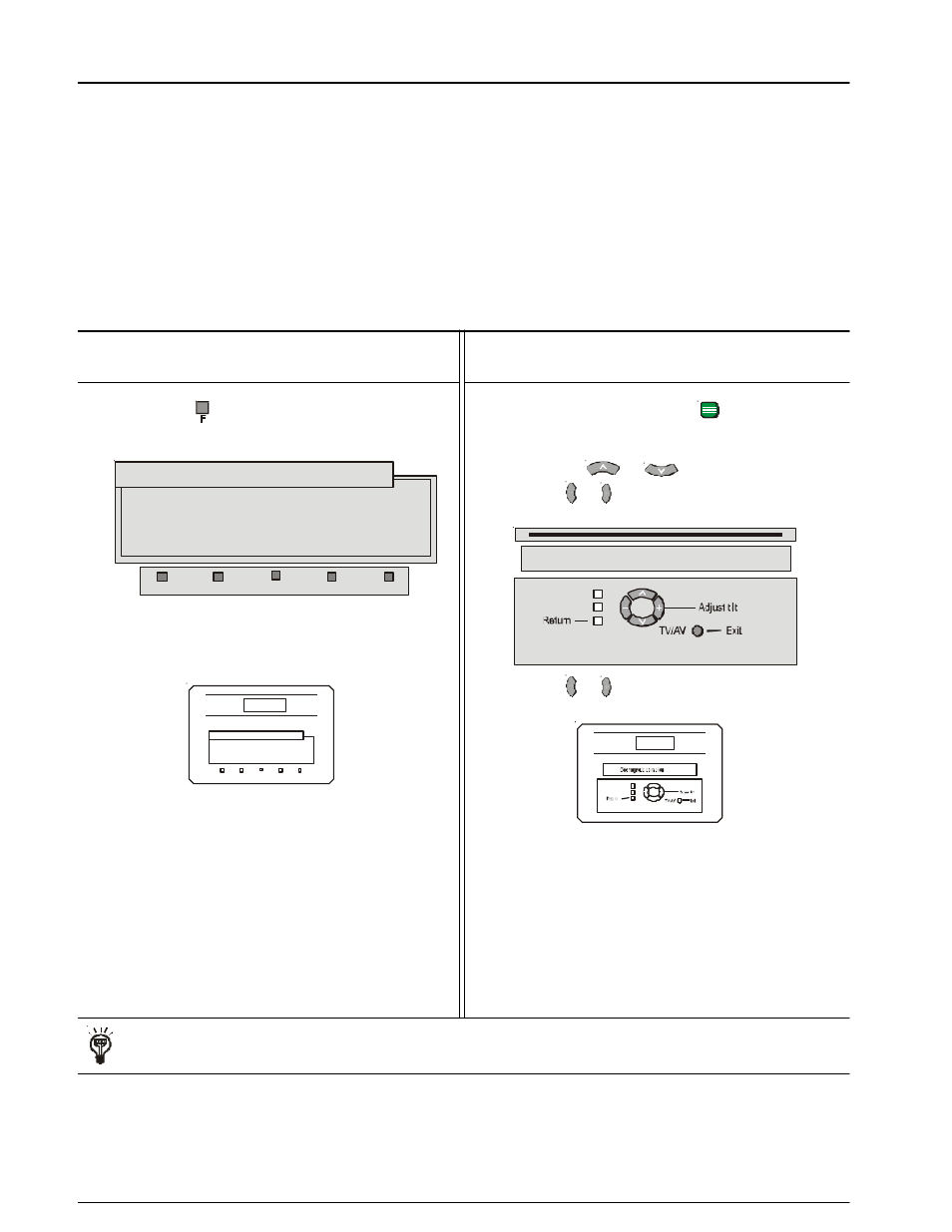Geomagnetic correction, Setup menu - geomagnetic correction, Helpful hint | Using the front panel, Using the remote control | Panasonic TX-86PW200A User Manual | Page 22 / 44