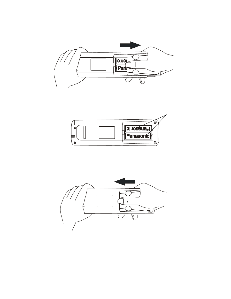 Battery installation and replacement, Battery precautions, Insert batteries | Replace battery cover | Panasonic TX-86PW200A User Manual | Page 7 / 44