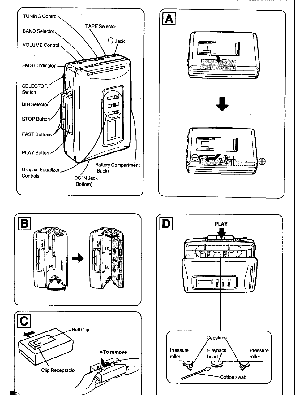 Panasonic RQV152 User Manual | Page 4 / 5