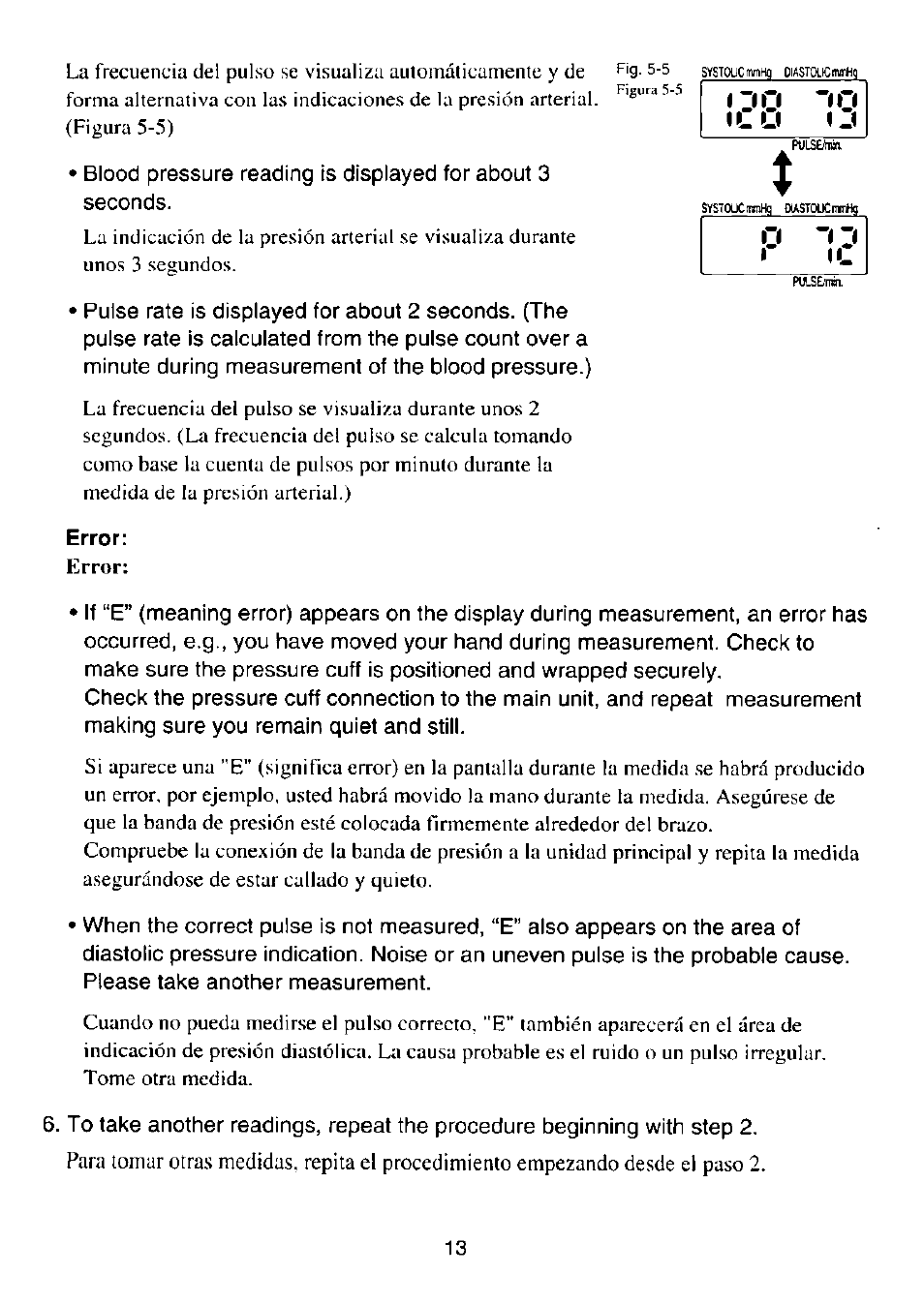 Panasonic EW-254 User Manual | Page 14 / 24