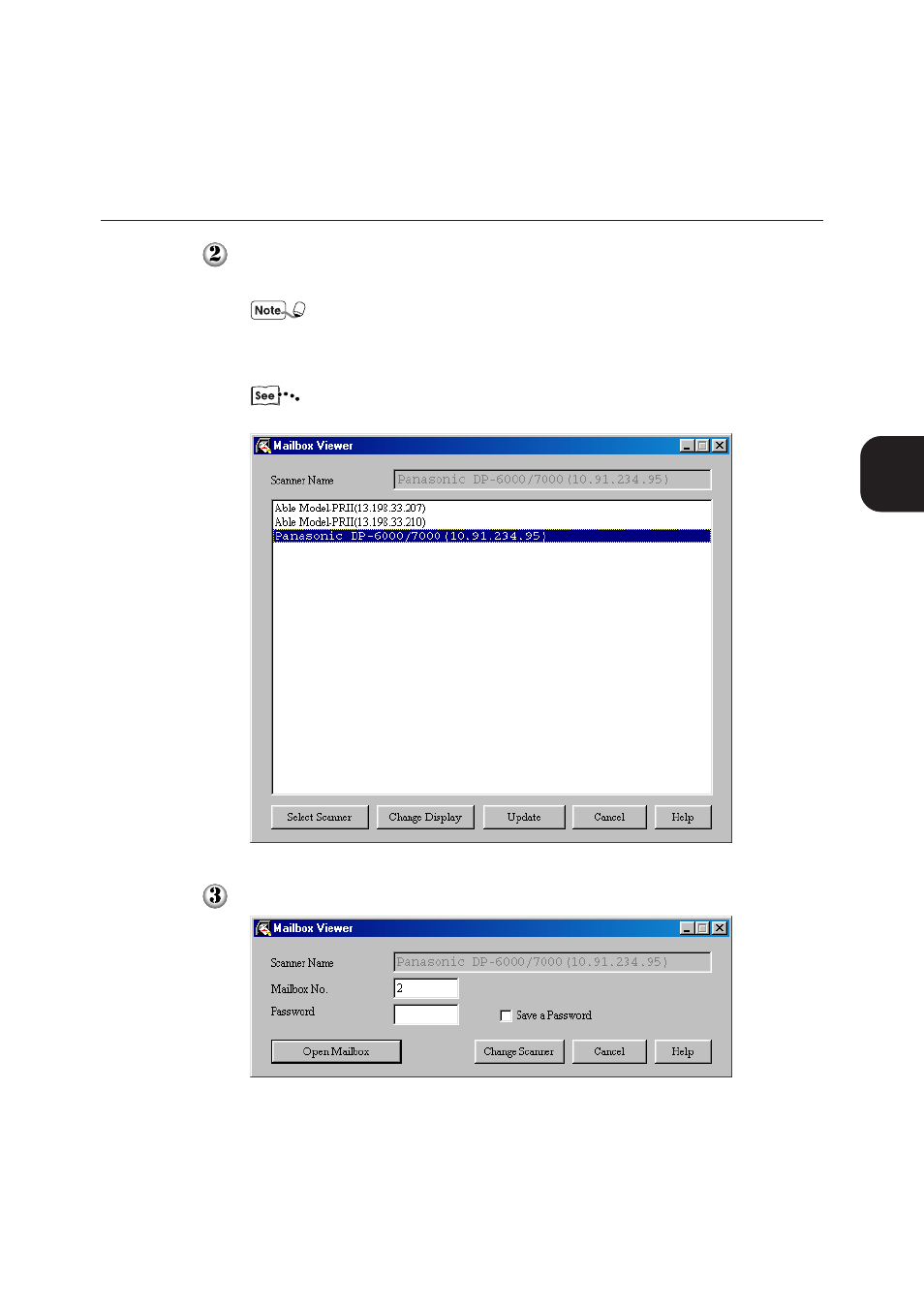 Operating the client (personal computer) 45 | Panasonic DA-PC700 User Manual | Page 53 / 65