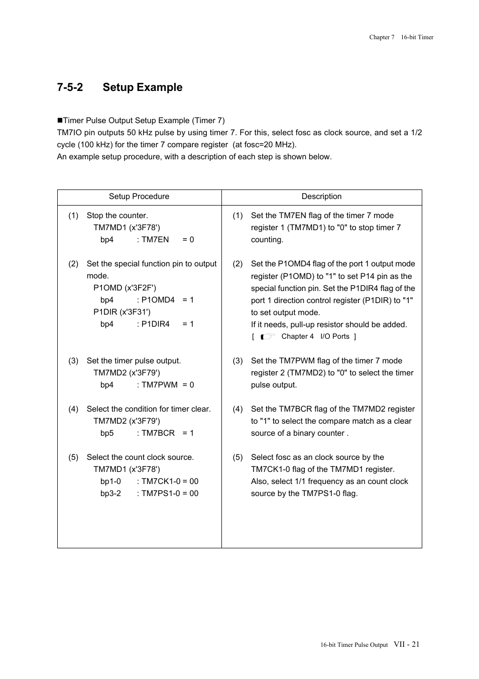 5-2 setup example | Panasonic MN101C77C User Manual | Page 281 / 544