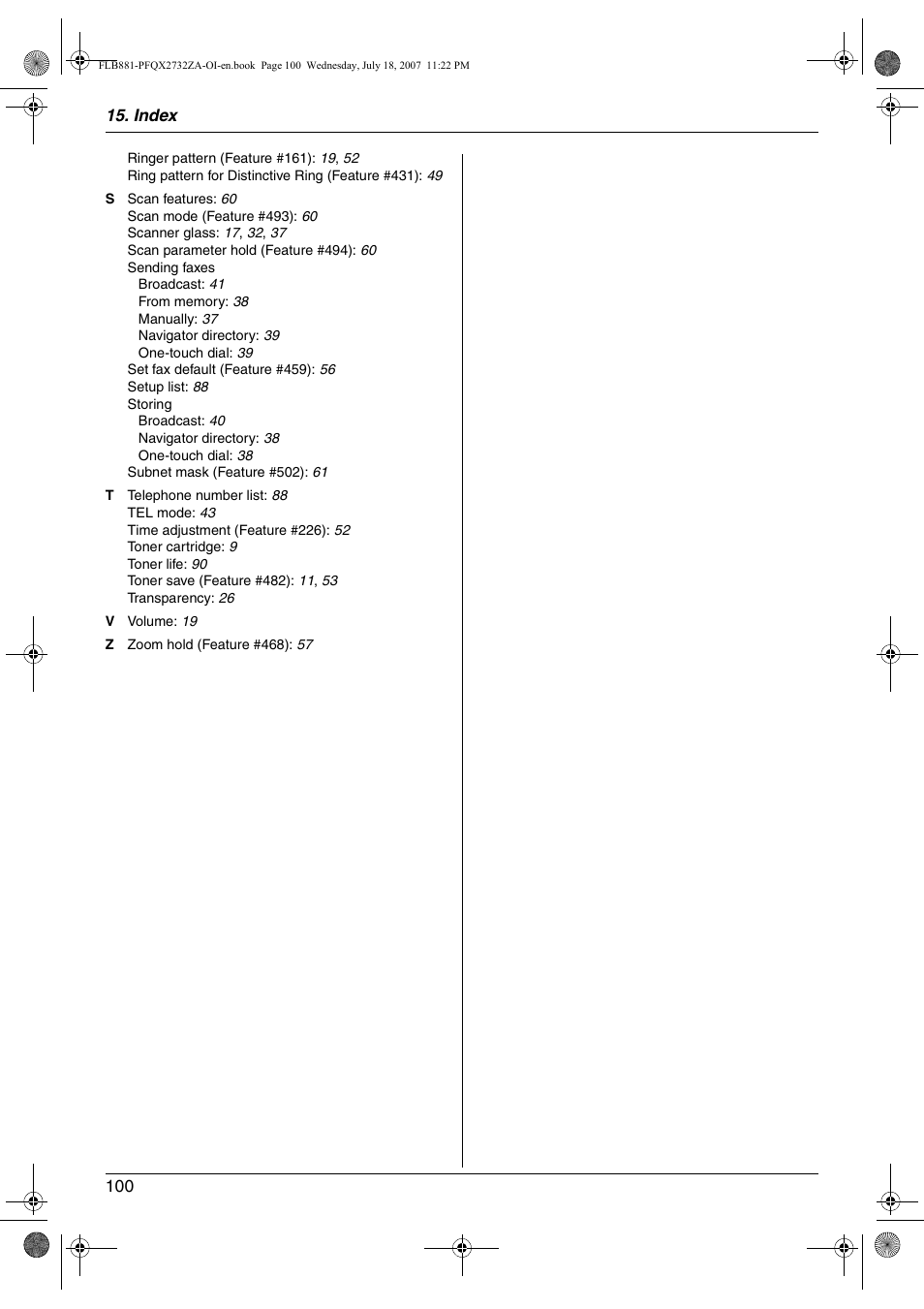 Panasonic KX-FLB881 User Manual | Page 100 / 104