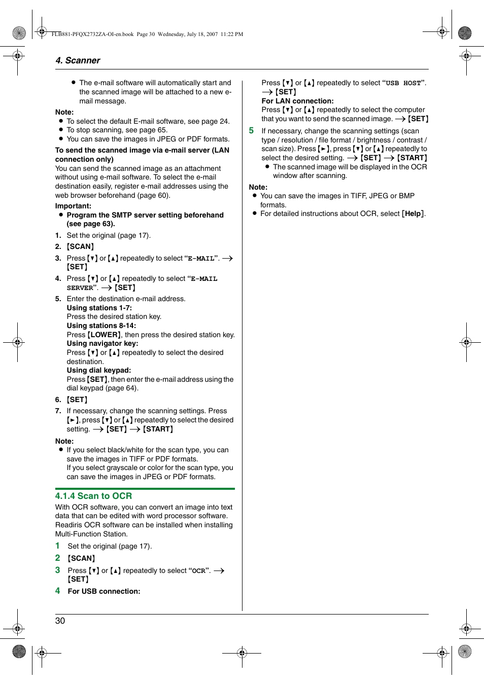 Panasonic KX-FLB881 User Manual | Page 30 / 104