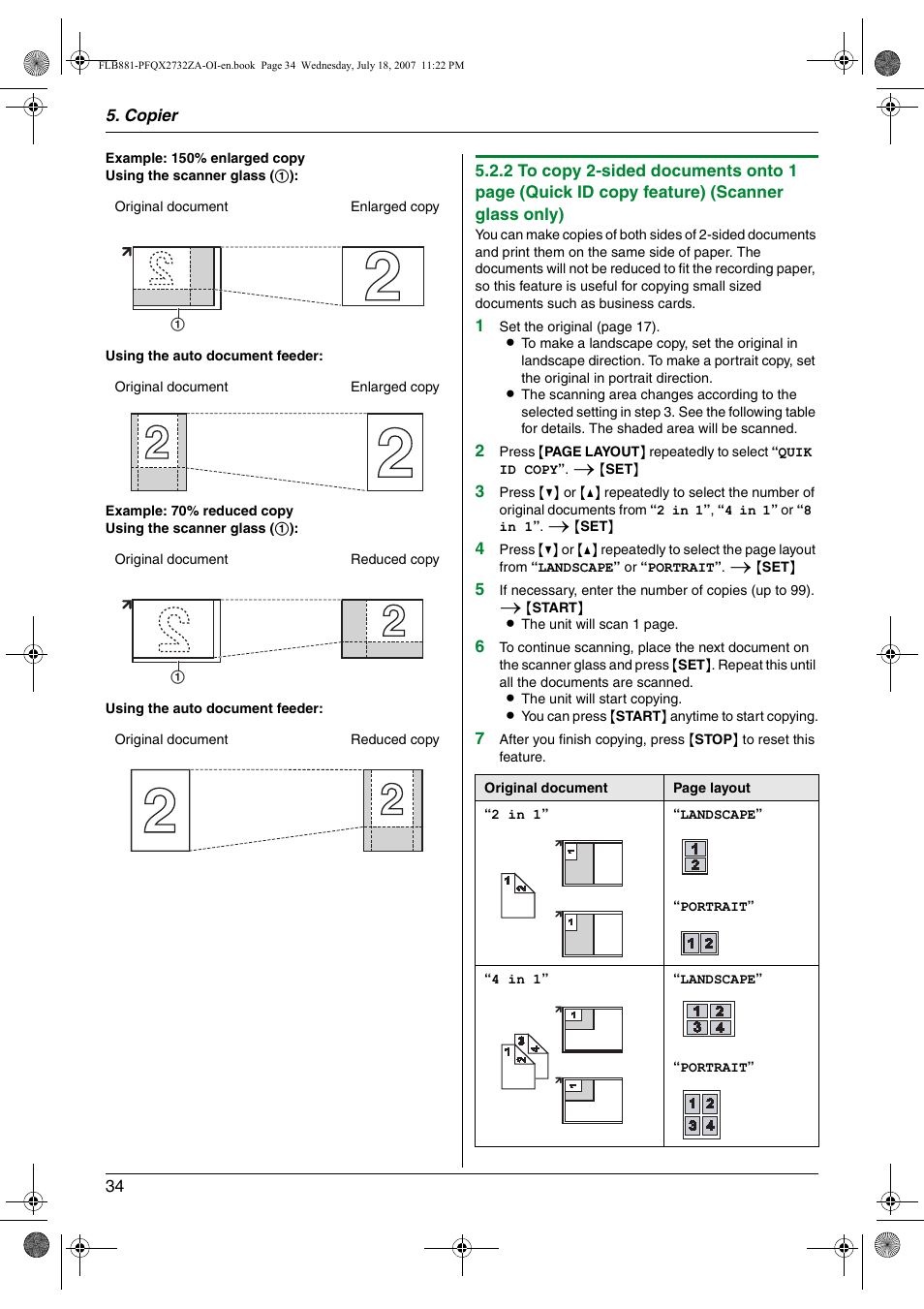 Panasonic KX-FLB881 User Manual | Page 34 / 104