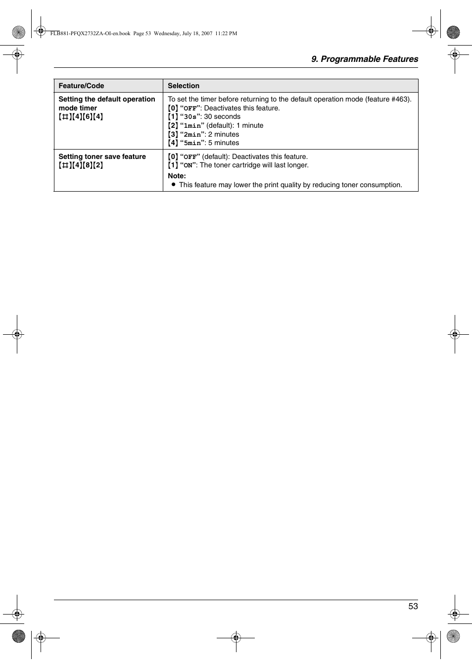 Panasonic KX-FLB881 User Manual | Page 53 / 104