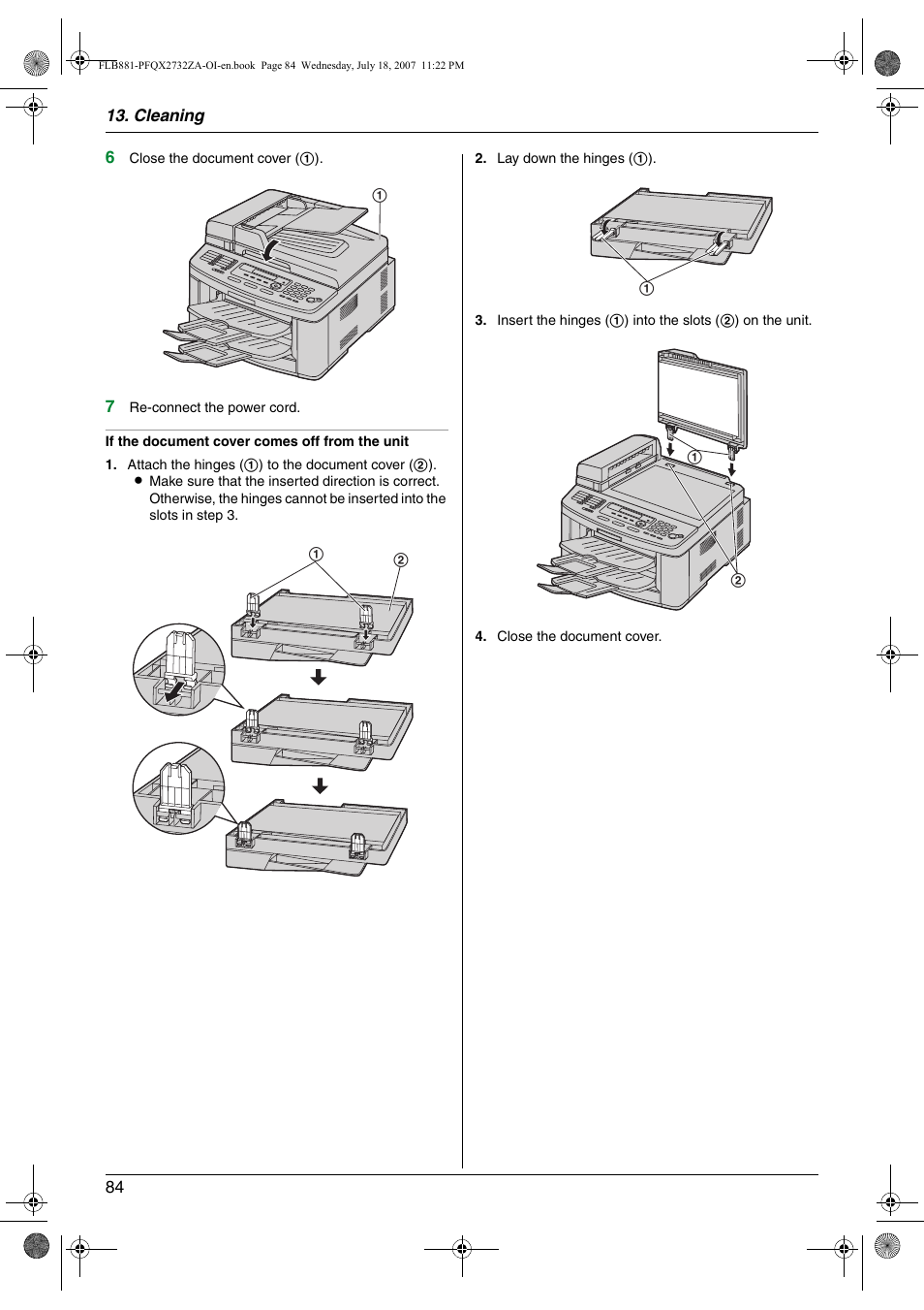 Panasonic KX-FLB881 User Manual | Page 84 / 104