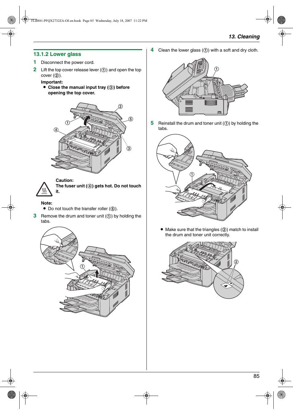 Panasonic KX-FLB881 User Manual | Page 85 / 104