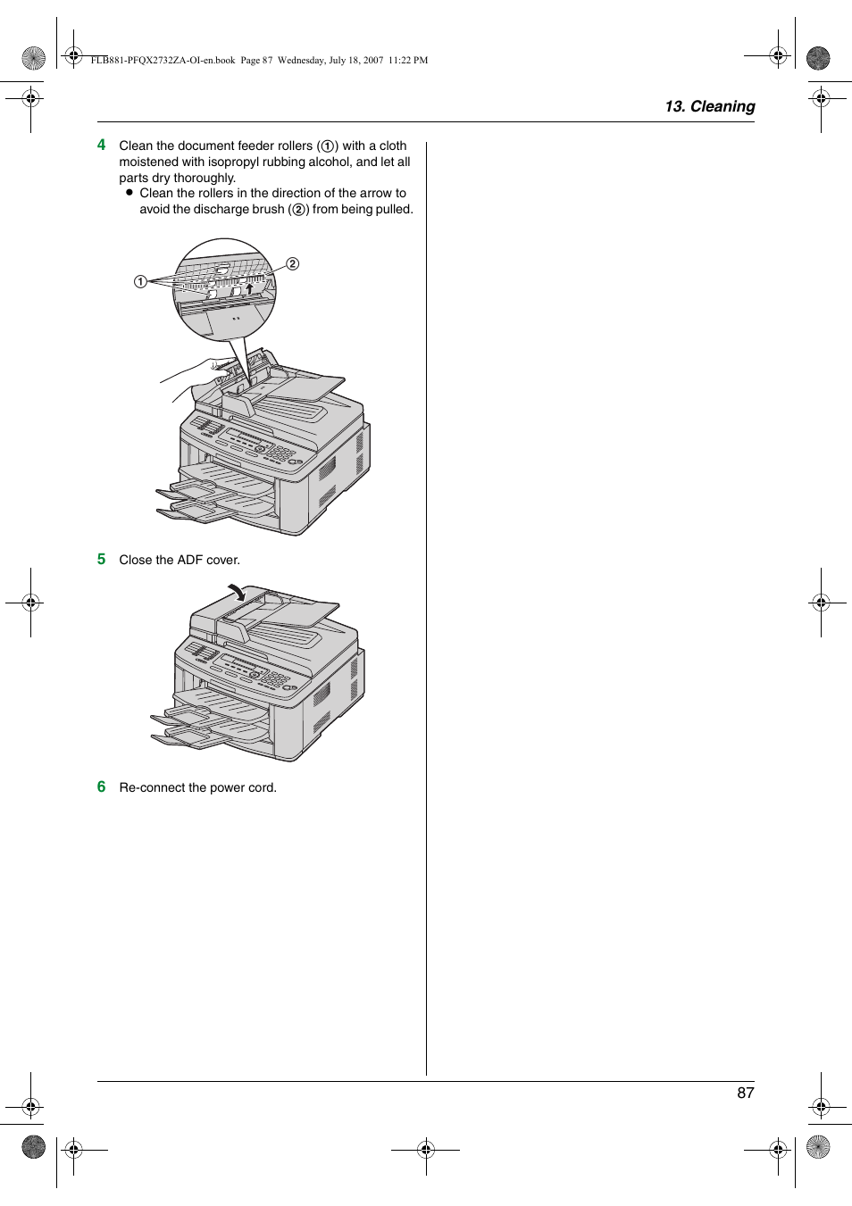 Panasonic KX-FLB881 User Manual | Page 87 / 104