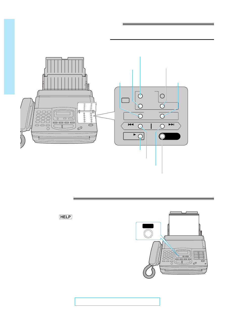 Help function, Location of controls, Quick start | Cont.), Answering control buttons | Panasonic KX-FM220 User Manual | Page 12 / 112