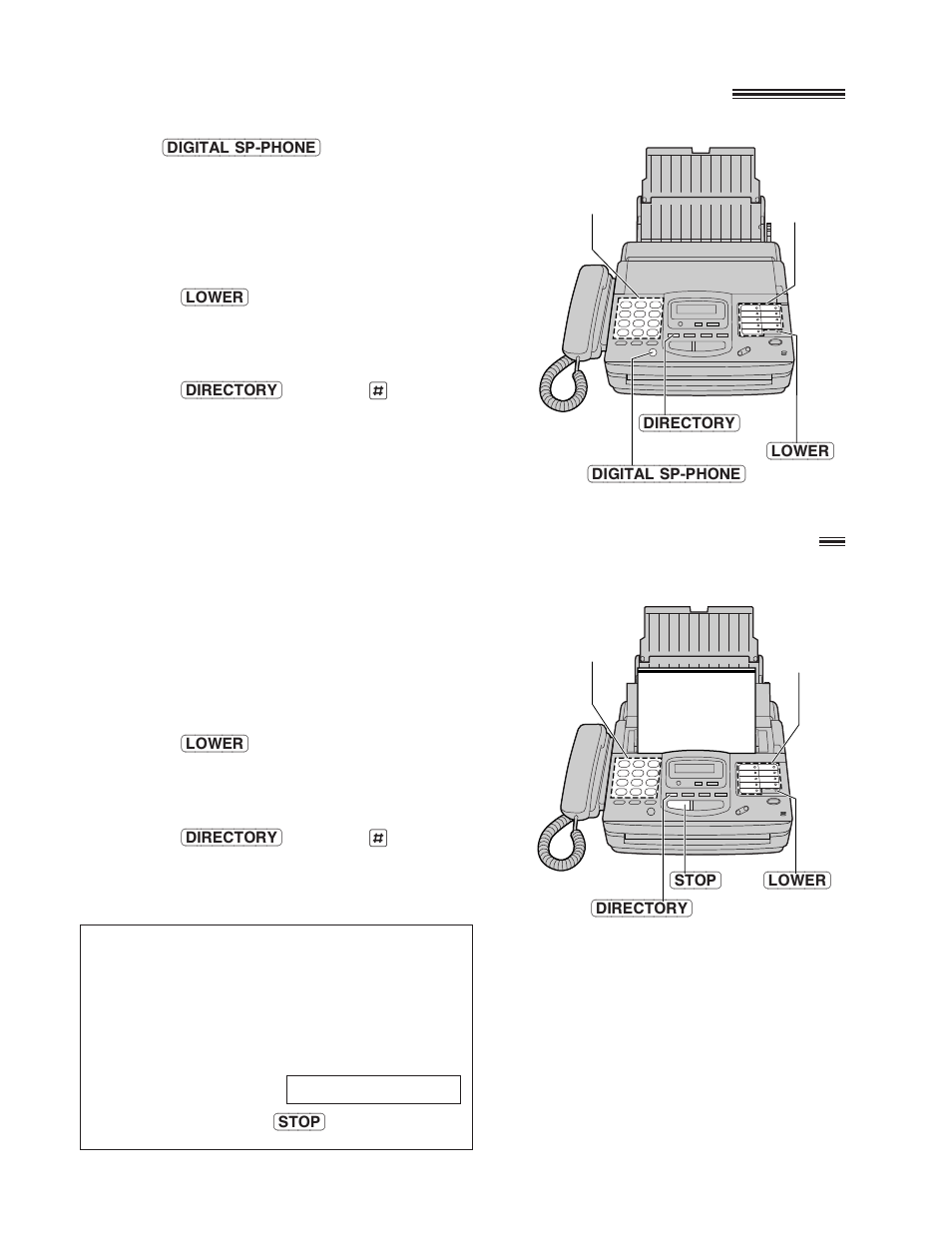 Making voice calls using automatic dialing, Transmitting documents using automatic dialing | Panasonic KX-FM220 User Manual | Page 34 / 112