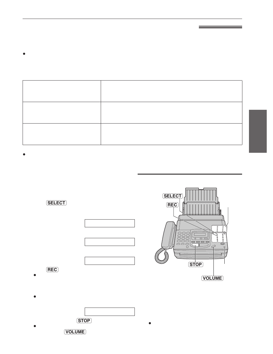 Answering device, Recording your own greeting messages, Recording a greeting message | Panasonic KX-FM220 User Manual | Page 43 / 112