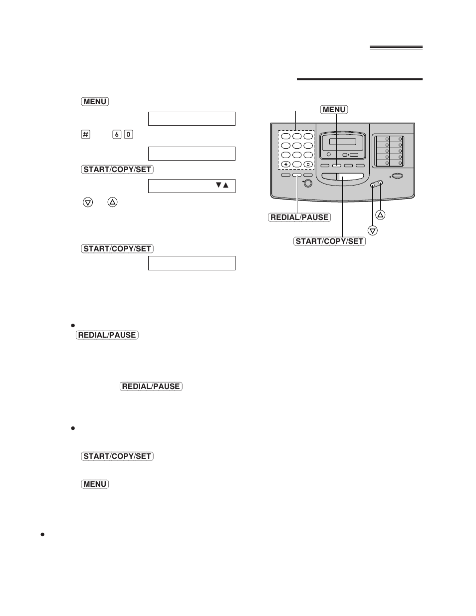 Transferring incoming call messages, Cont.), Setting the message transfer/pager call | Panasonic KX-FM220 User Manual | Page 46 / 112