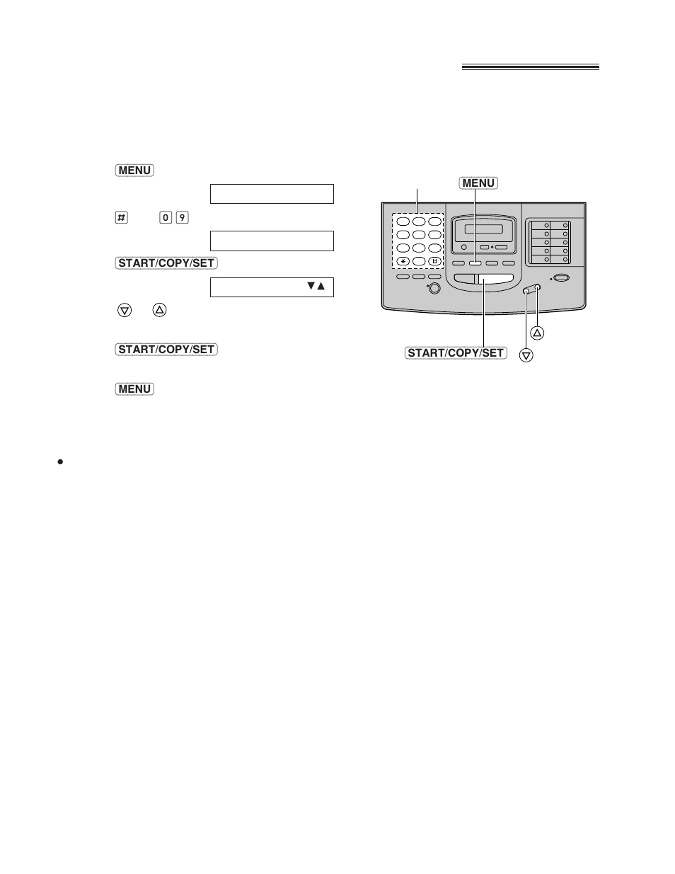 Setting the tel/fax mode ring count | Panasonic KX-FM220 User Manual | Page 56 / 112