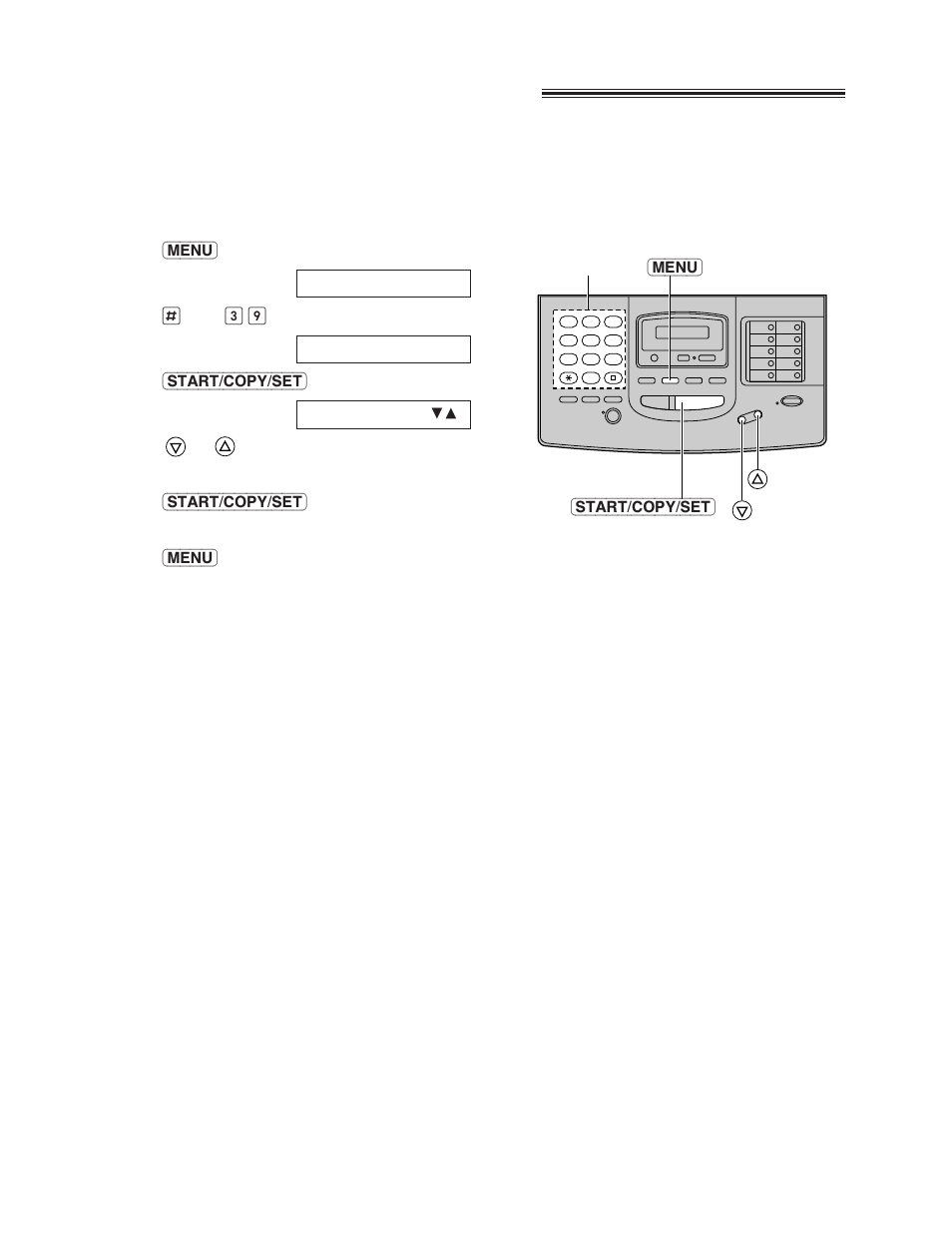 Changing the display contrast | Panasonic KX-FM220 User Manual | Page 62 / 112