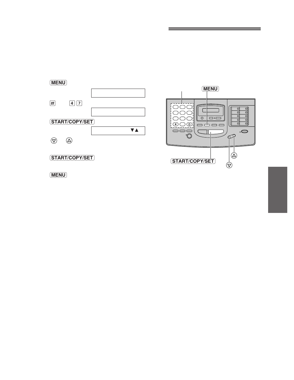 Setting the fax voice guidance | Panasonic KX-FM220 User Manual | Page 65 / 112