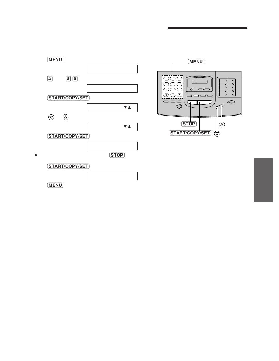 Resetting the advanced features | Panasonic KX-FM220 User Manual | Page 69 / 112