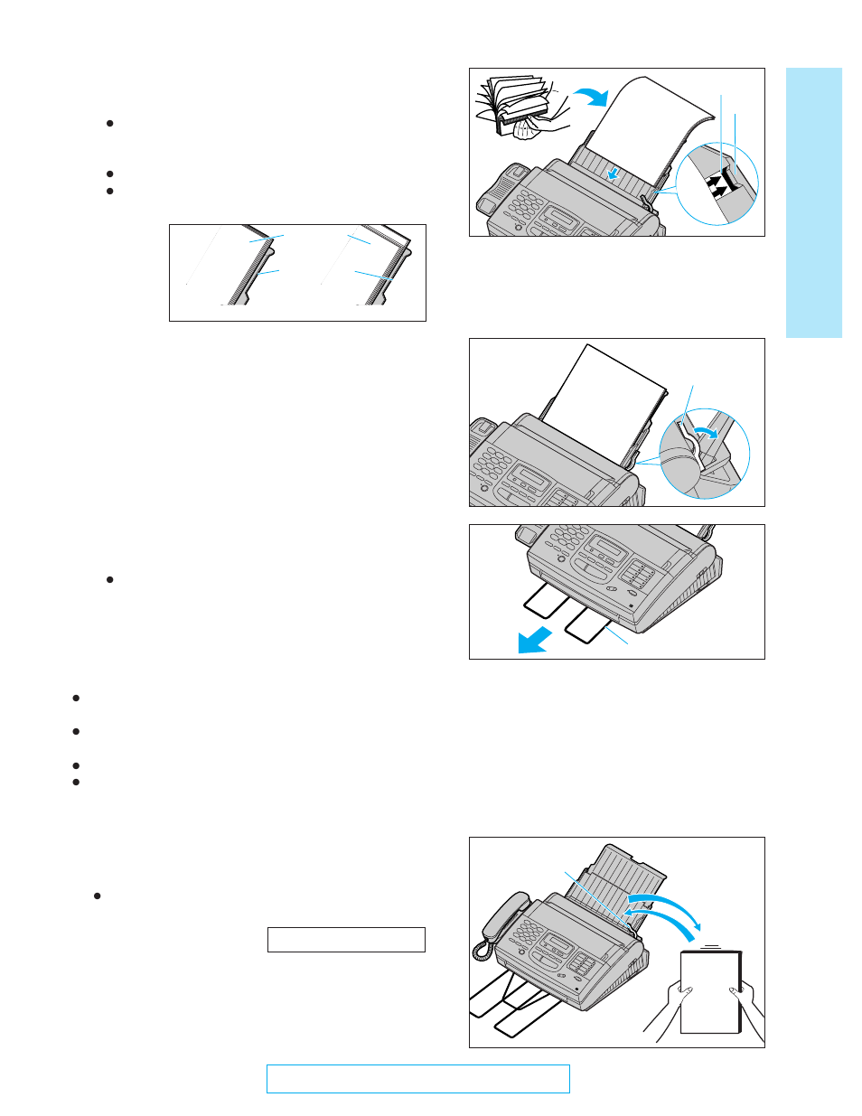 Quick start | Panasonic KX-FM220 User Manual | Page 9 / 112